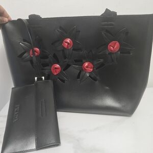 Leather Prada Bag With Pochette Du Pe